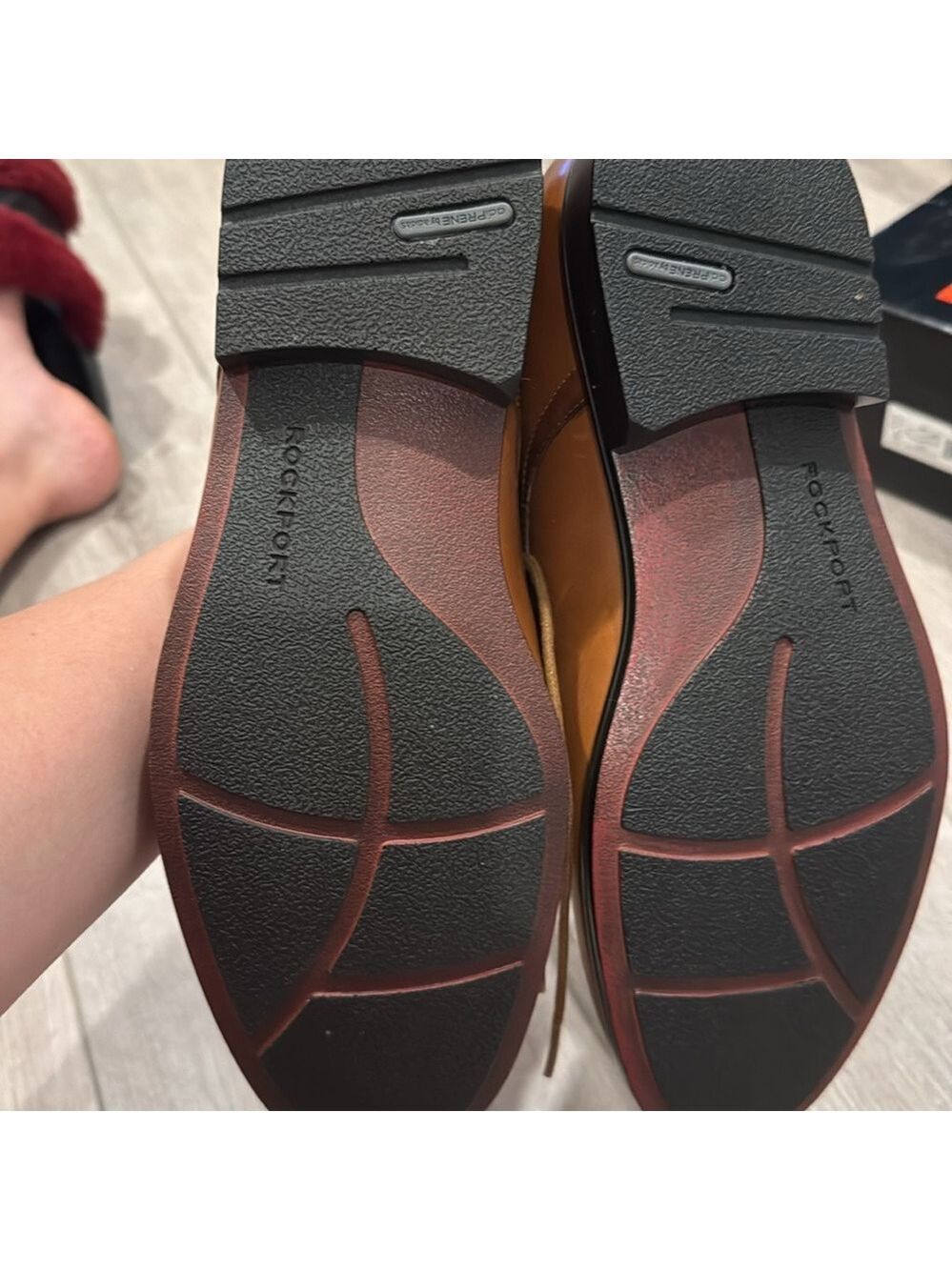 Deer Stags Tan Leather Oxfords - Picture 6 of 6